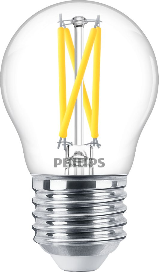 Philips LED classic WarmGlow Tropfenlampe 25W E27 Klar dimmbar