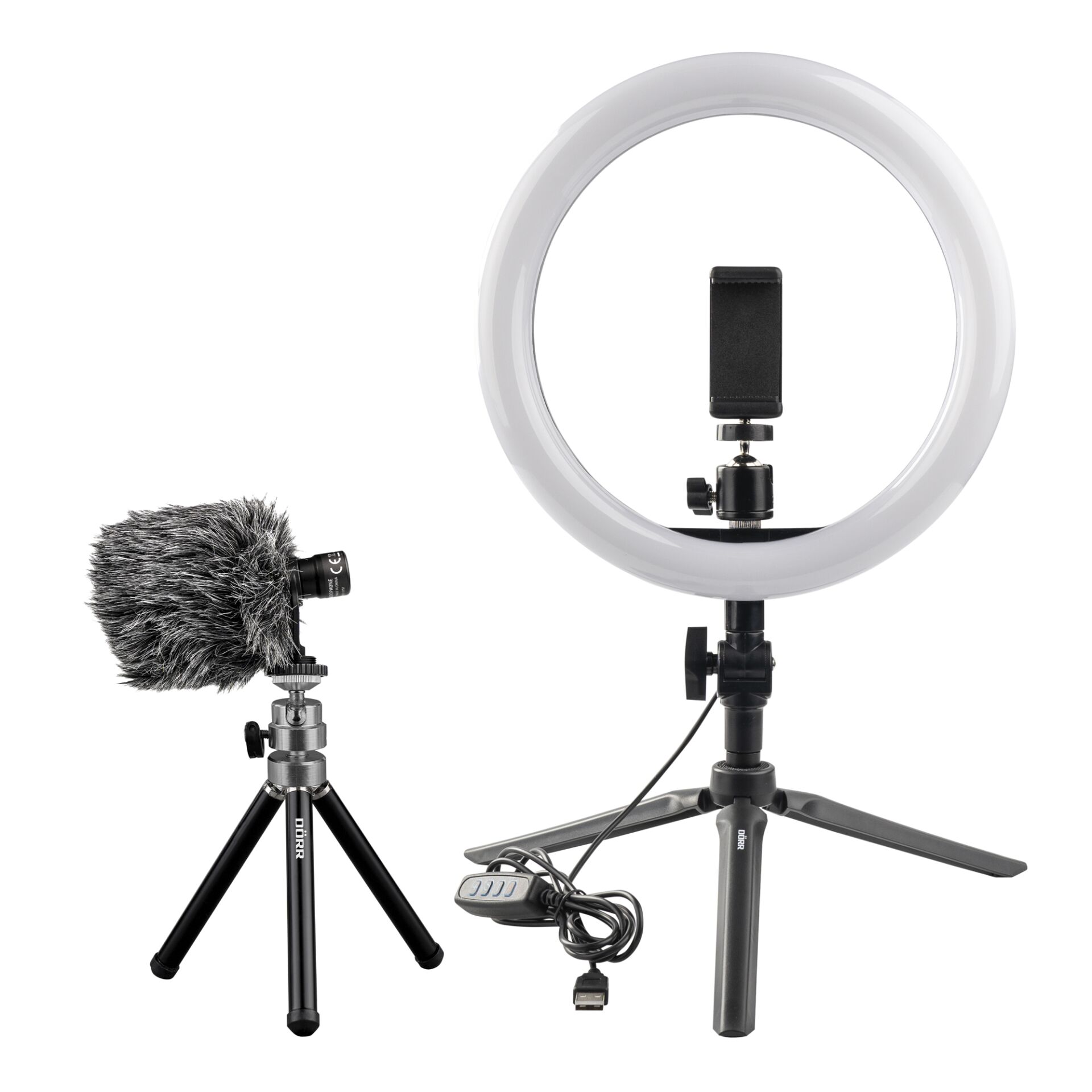 Dörr VL-26 Vlogging-Kit mit Mikrrophone