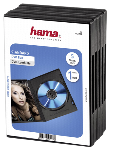 Hama DVD-Leerhülle 5er-Pack