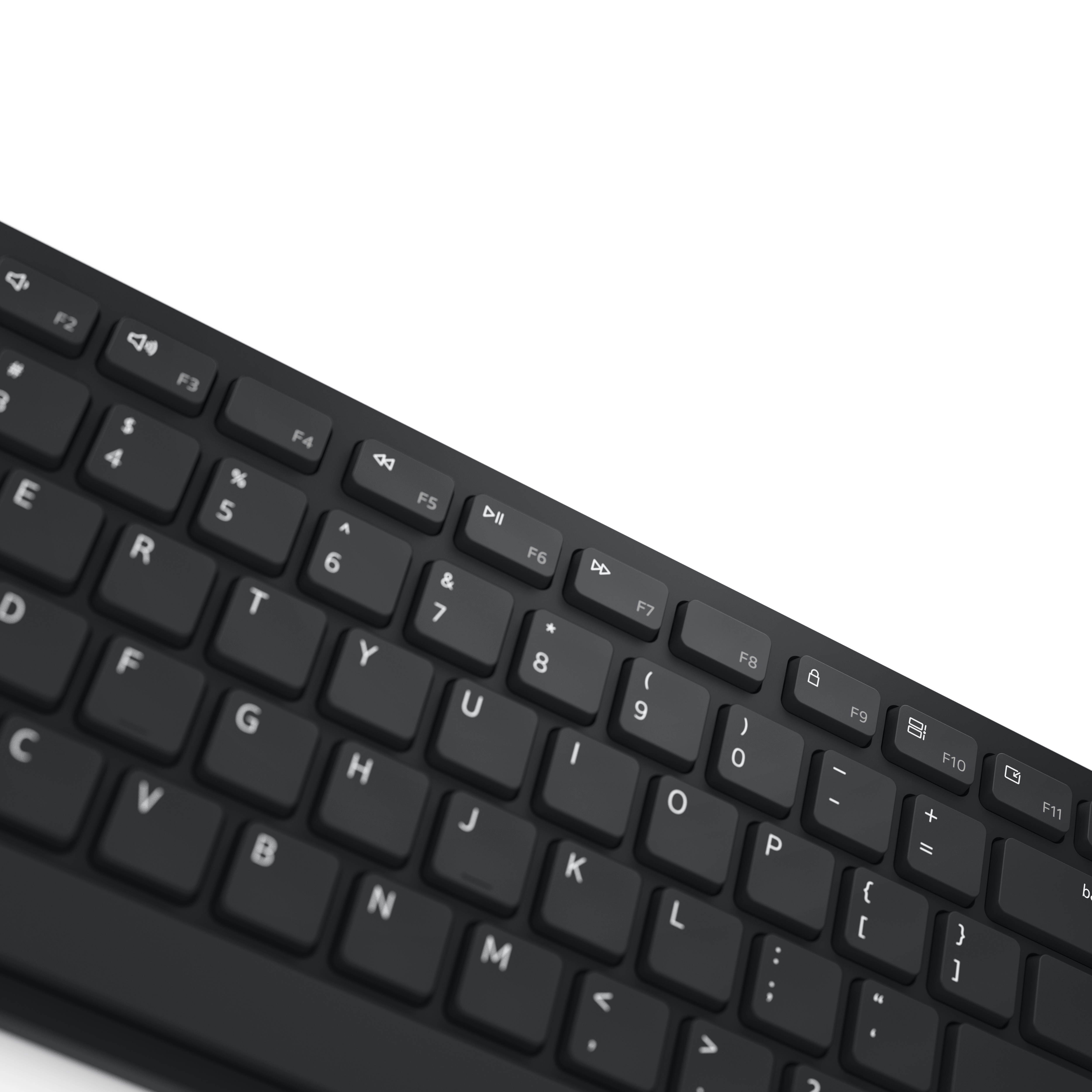 DELL KM5221W Tastatur RF Wireless QWERTZ Deutsch Schwarz