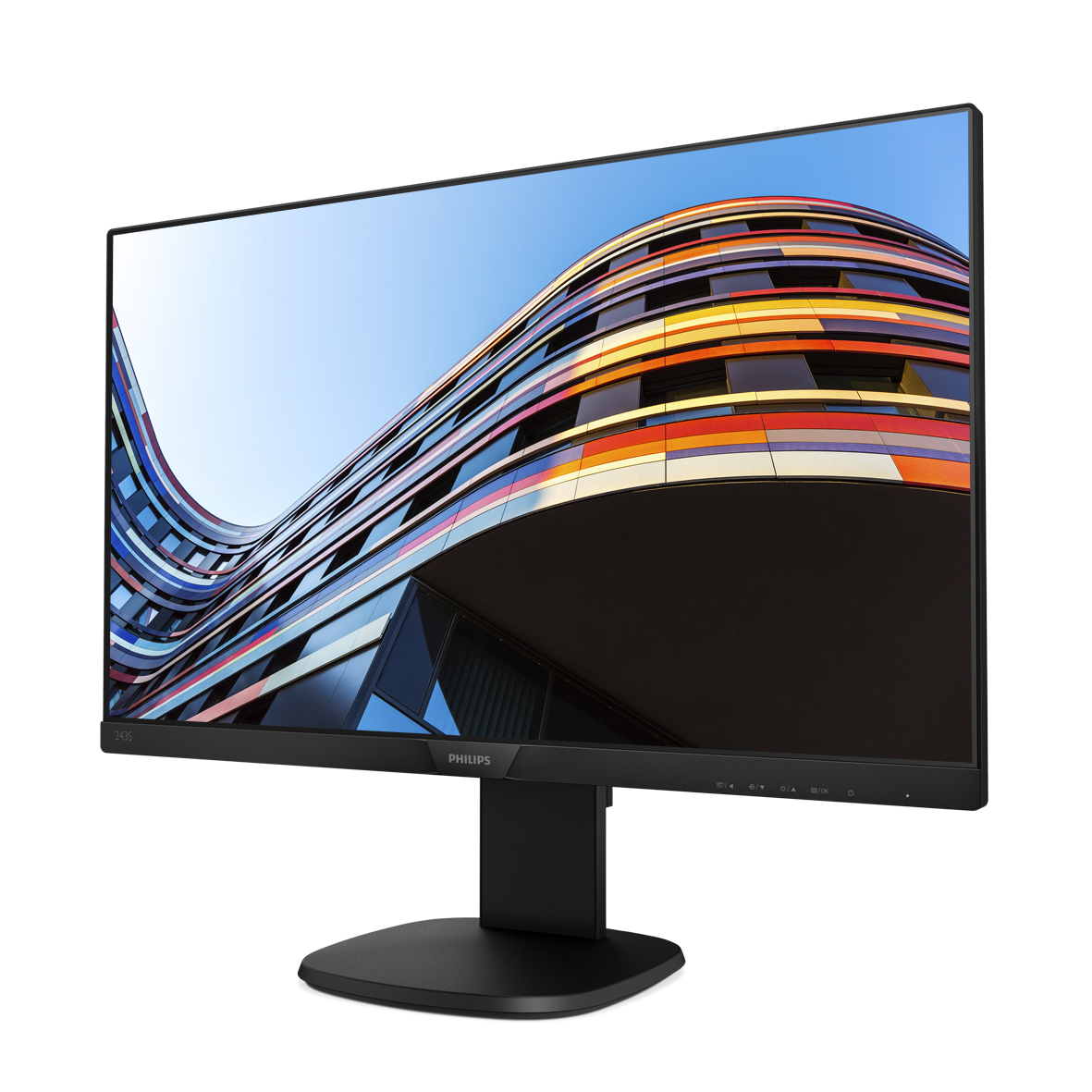 Philips V Line Full-HD-LCD-Monitor 243V7QJABF/00