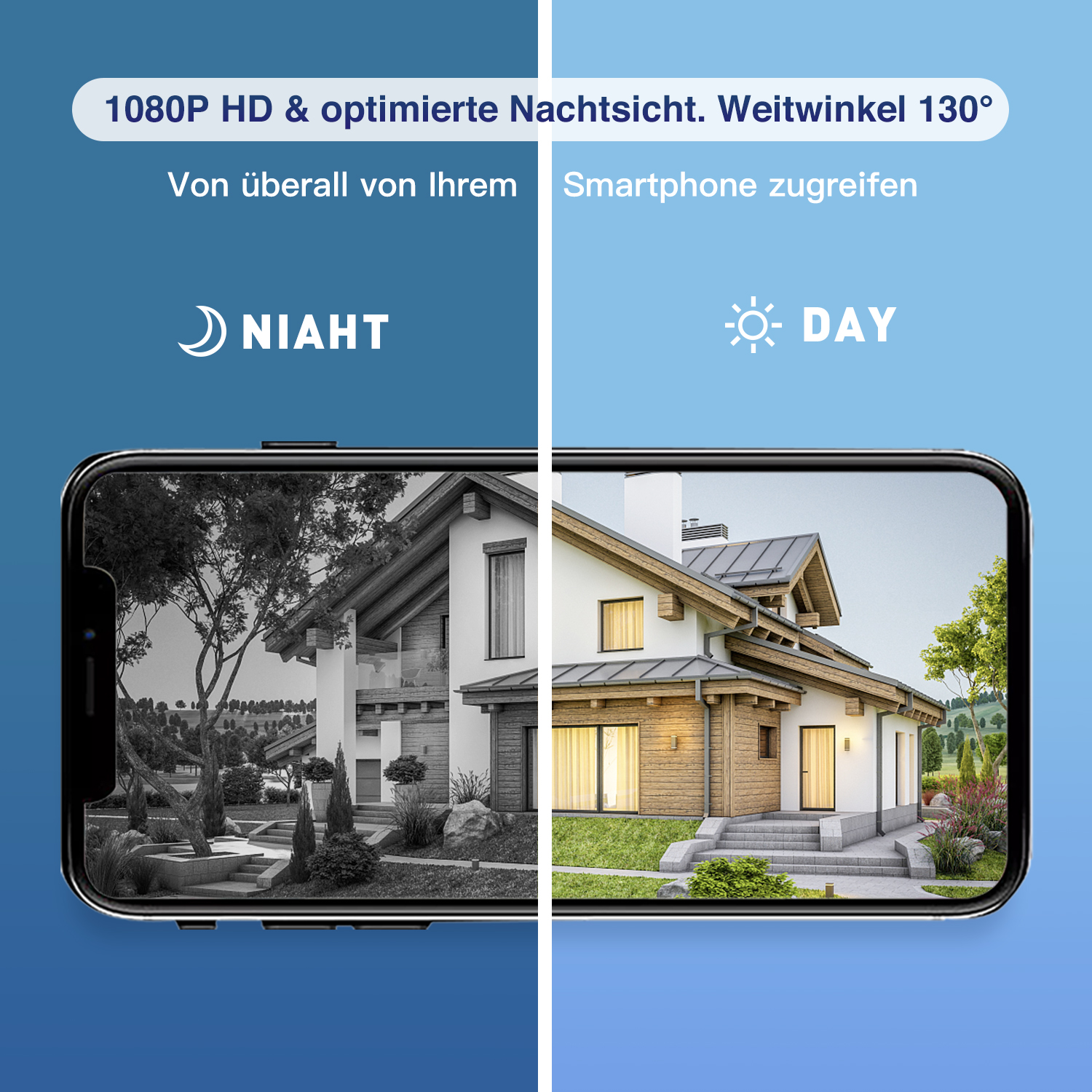 4LYTABRGAdvSMI HiKam R8 Akku Wlan Kamera Außen mit Solarpanel