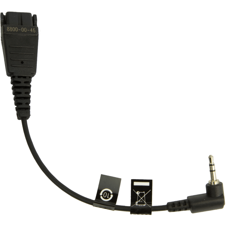 JABRA Anschlusskabel QD auf 2,5 mm Klinke (gewinkelt) – Ansicht 1