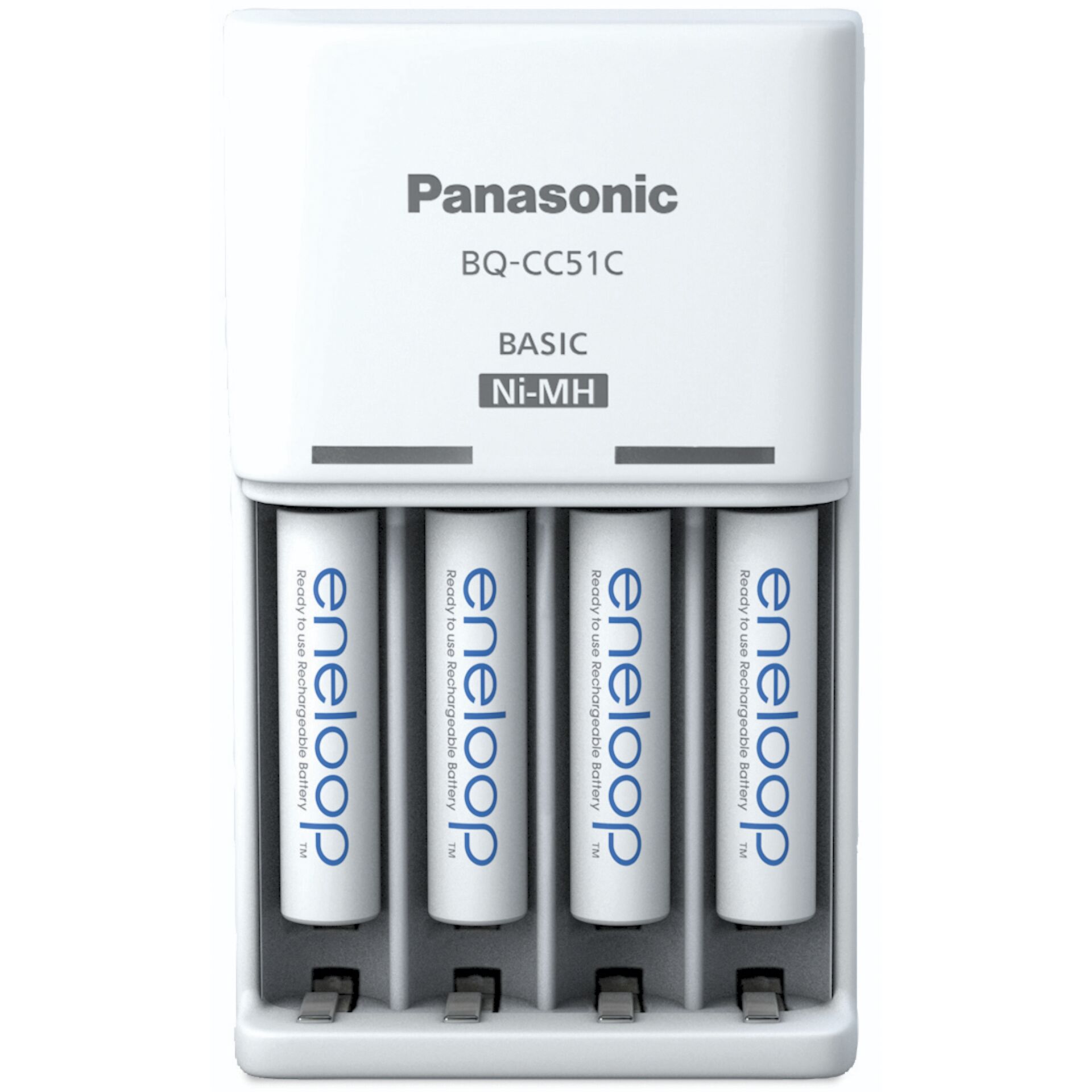 Pansonic Eneloop Basic Charger BQ-CC51 inkl. 4xAAA K-KJ51MCD04E