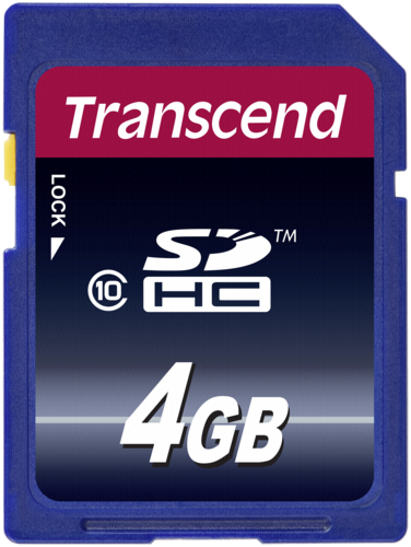 Transcend SDHC               4GB