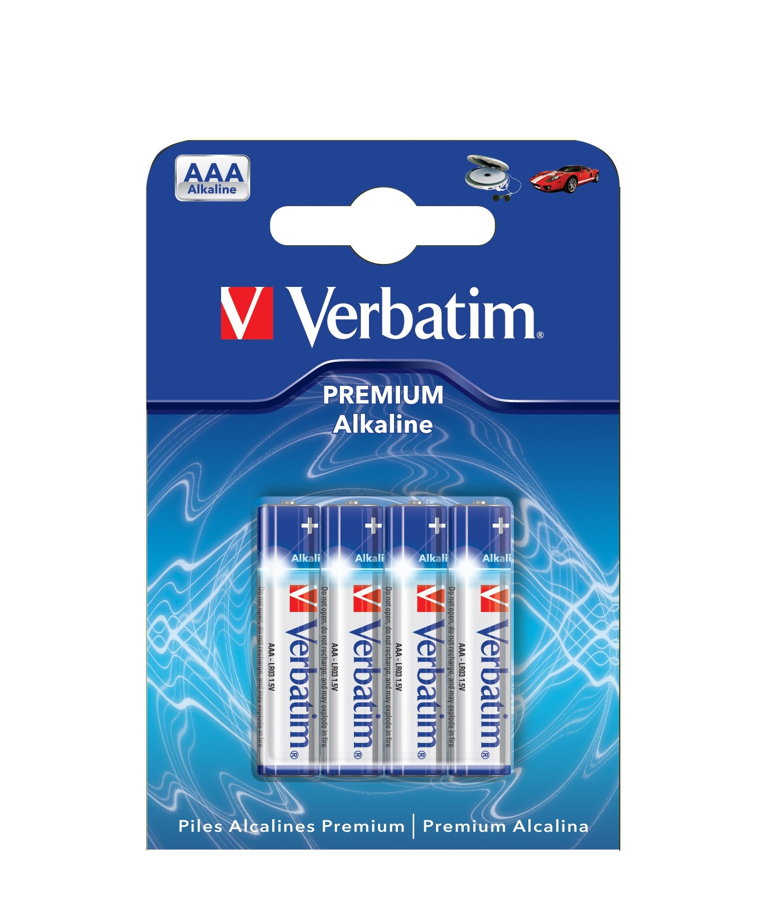 Verbatim AAA-Alkalibatterien