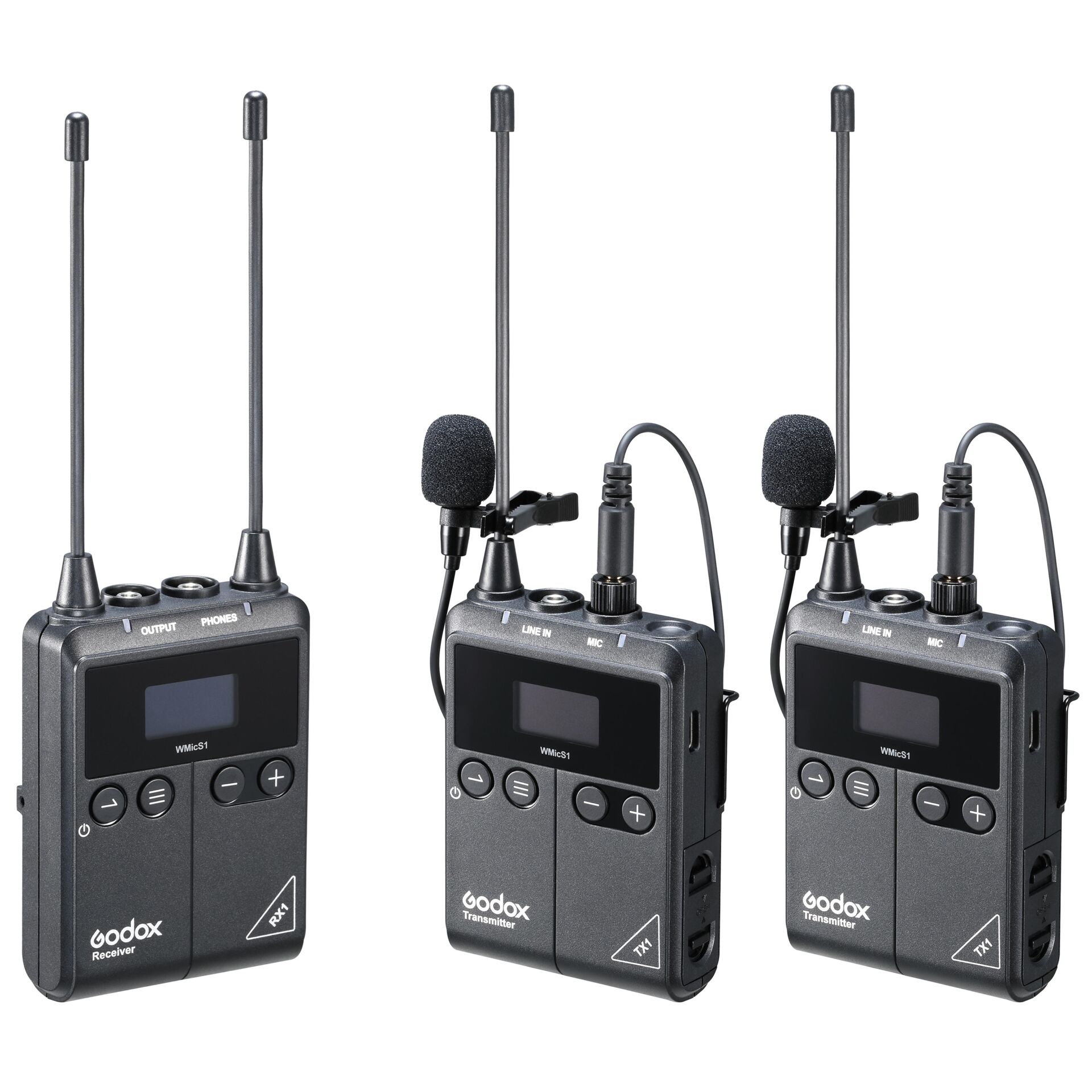 Godox WmicS1 Kit 2 UHF Lavalier Drahtlos System