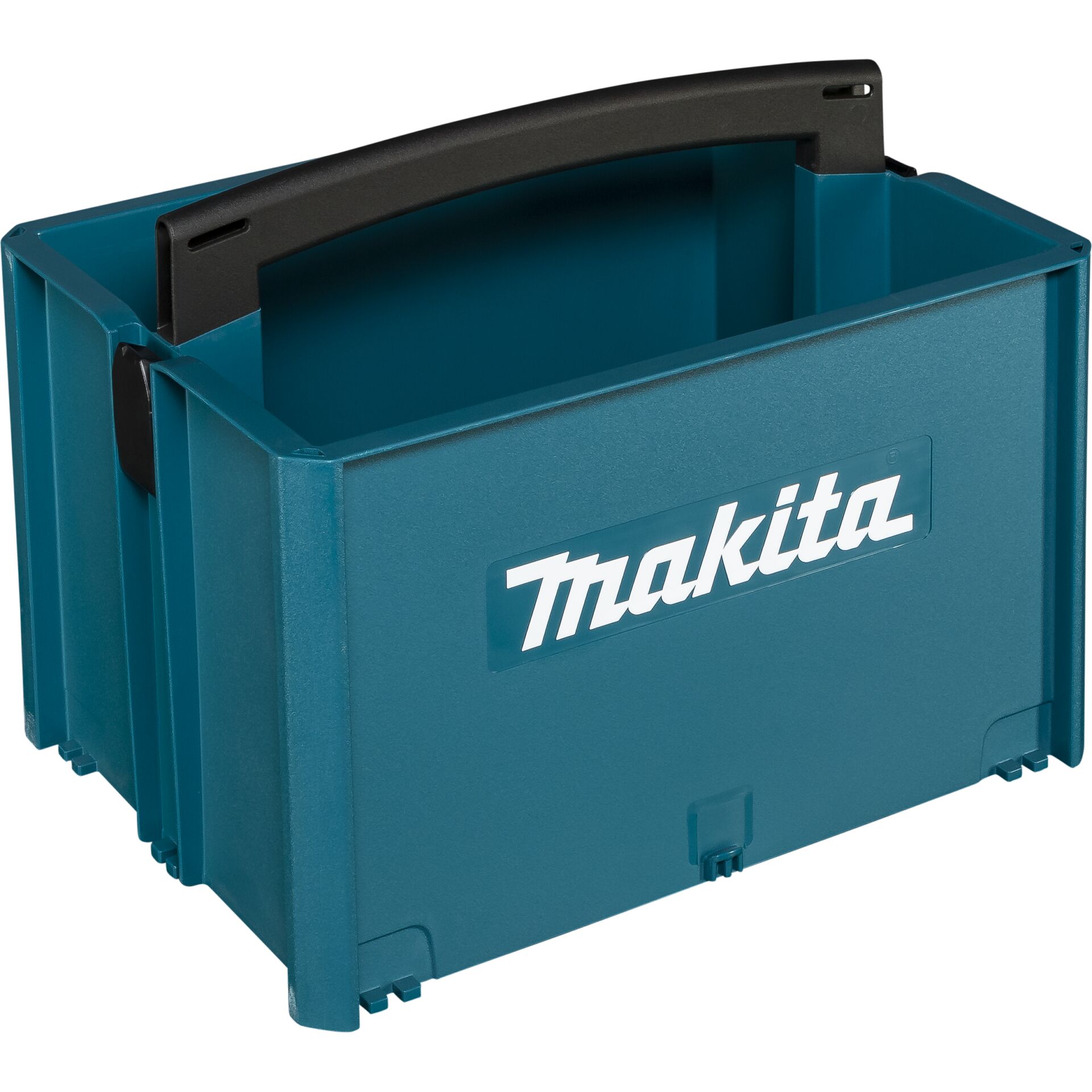 Makita Werkzeugbox mit Tragegriff Blaue Makita Werkzeugbox mit schwarzem Tragegriff