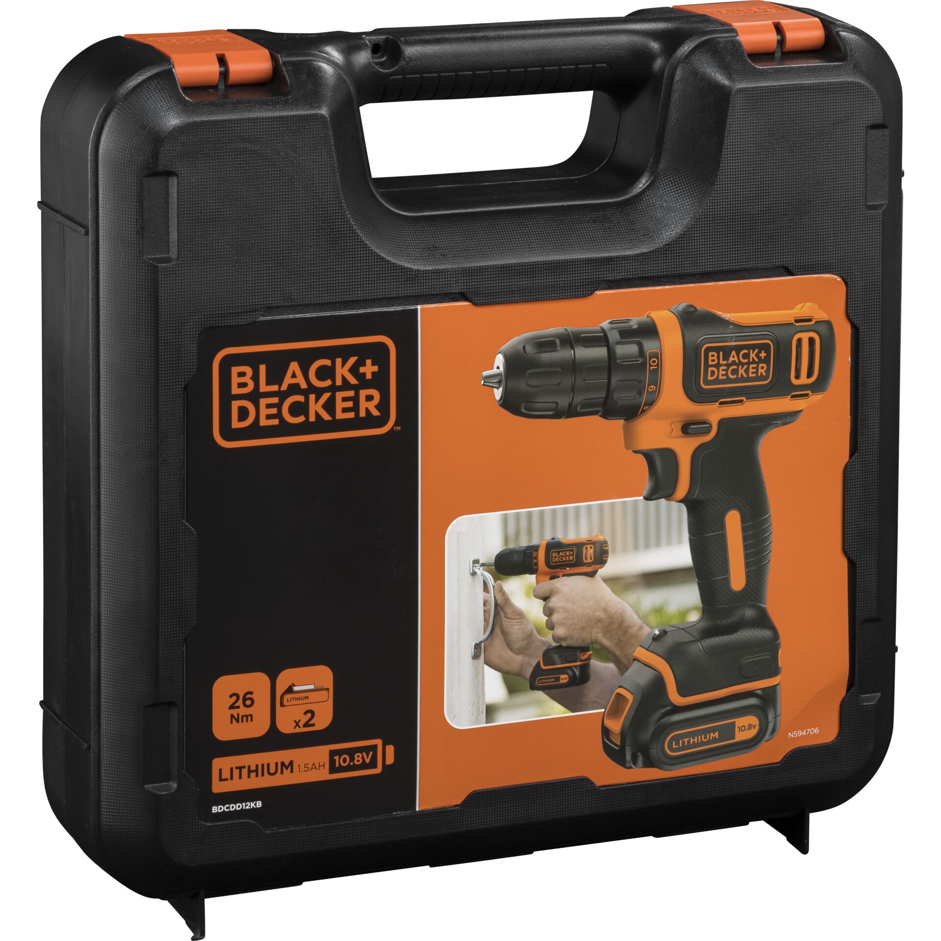 Black & Decker BDCDD12KB Akku-Bohrschrauber