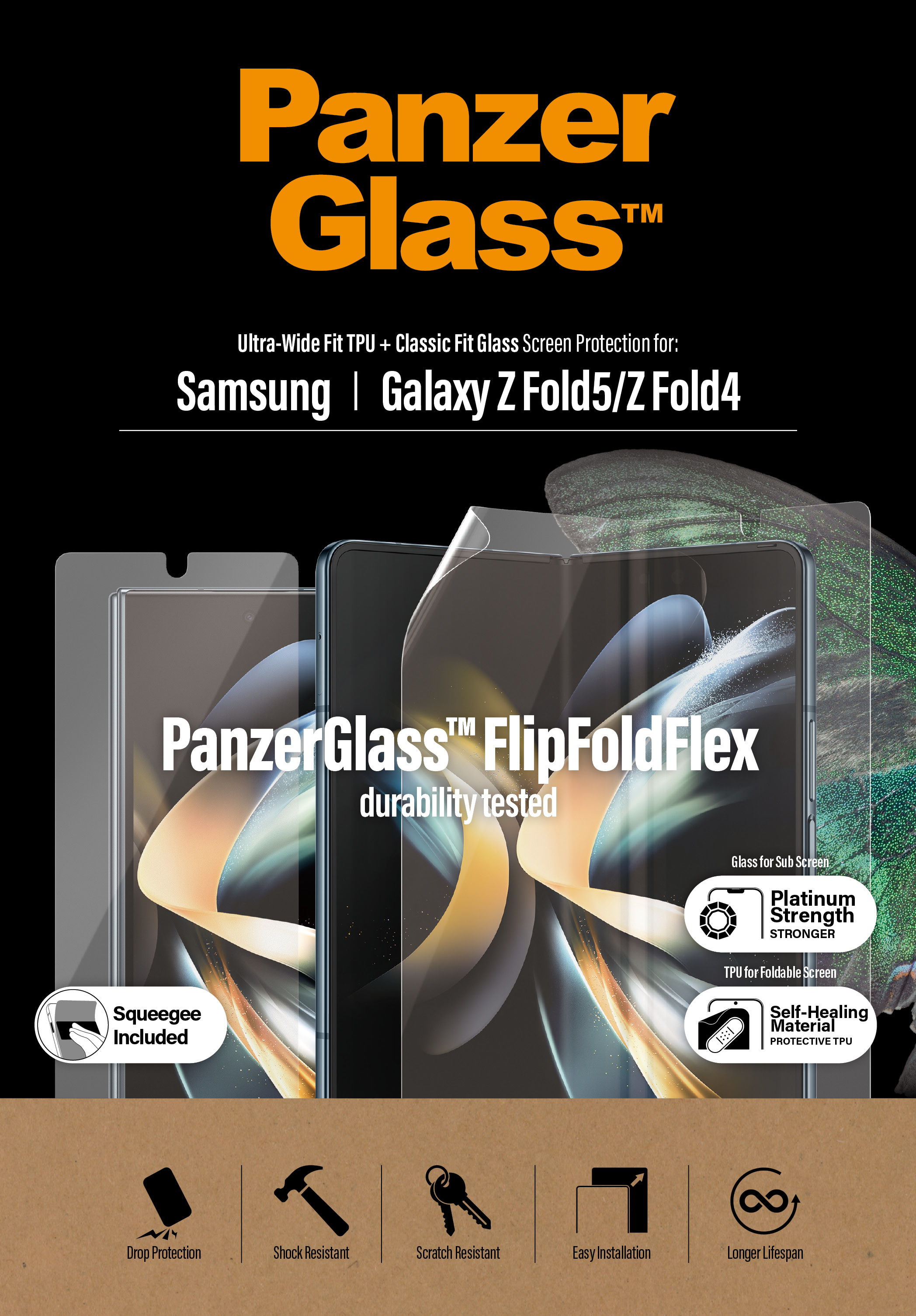 PanzerGlass Samsung Galaxy Z Fold4 5G | Screen Protector 1d79574074622d4fd428ff8d3a94ac22