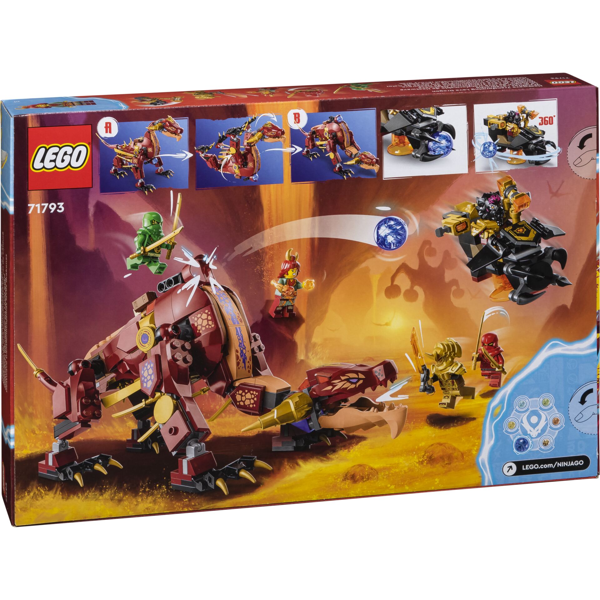 LEGO Ninjago 71793 Wyldfires Lavadrache 810168_15