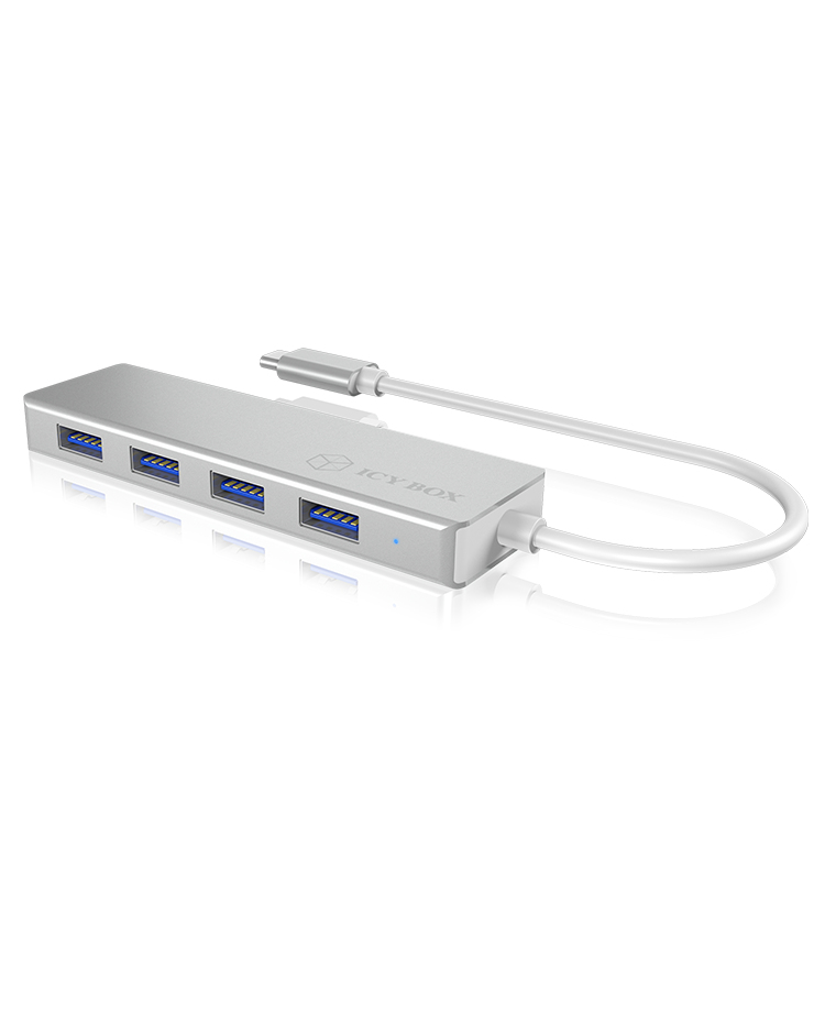 Raidsonic IB-HUB1425-C3 4 Port USB 3.0 Type-C – Ansicht 2