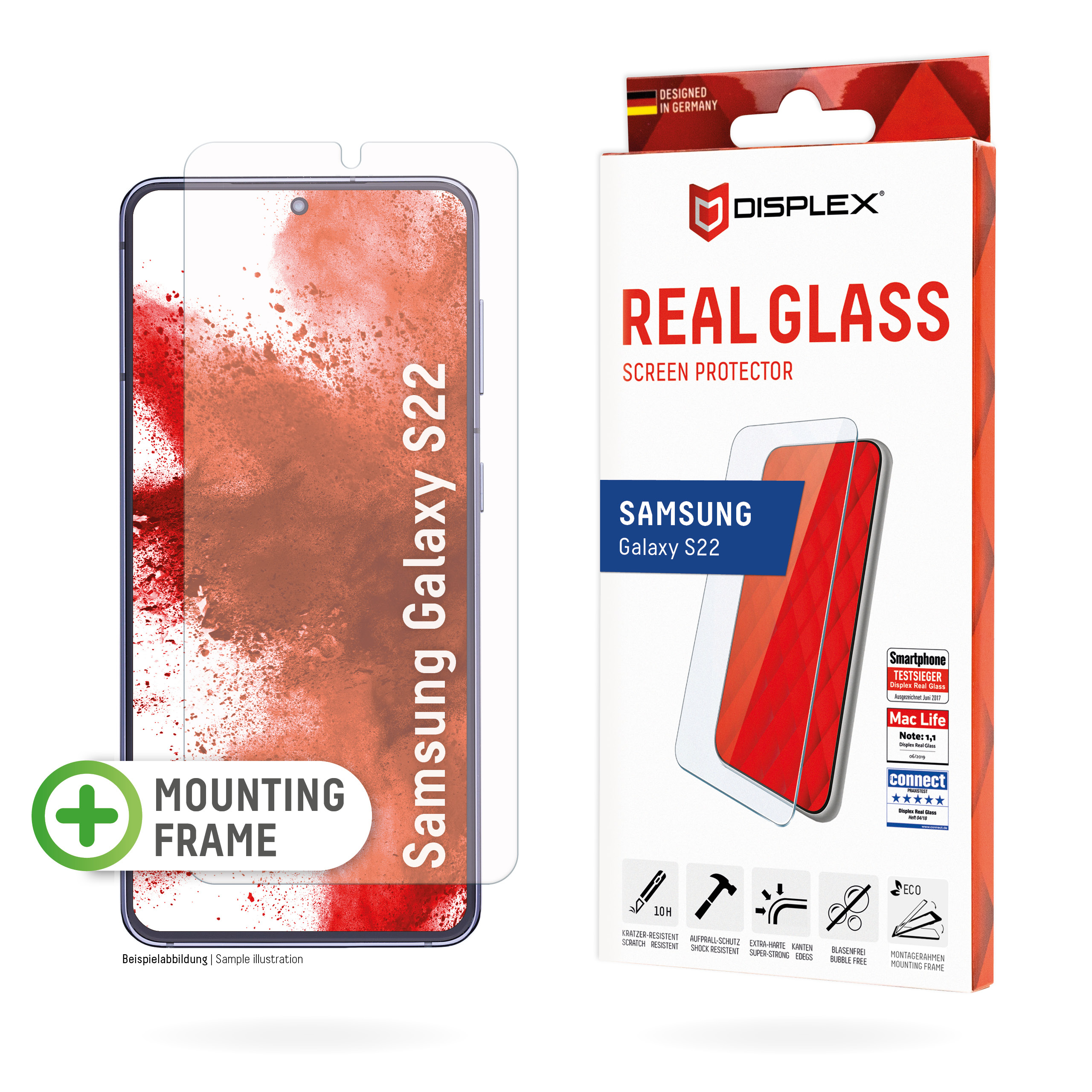 DISPLEX Real Glass Samsung Galaxy S22/S23