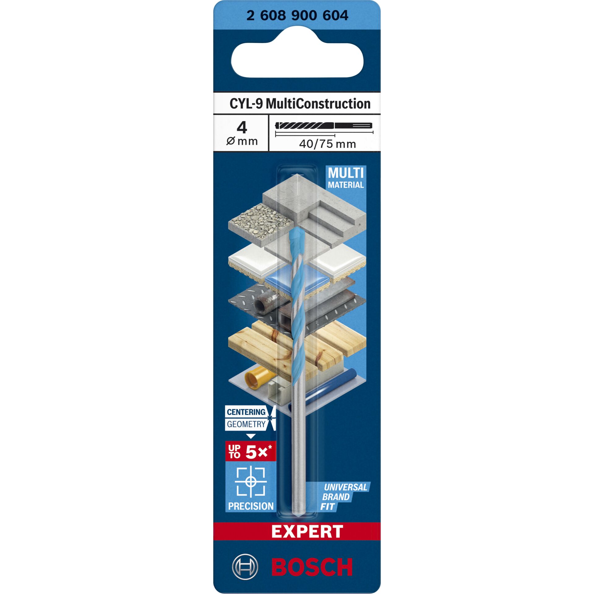 777051_00 Bosch  CYL-9 MC Bohrer 4x40x75mm EXPERT