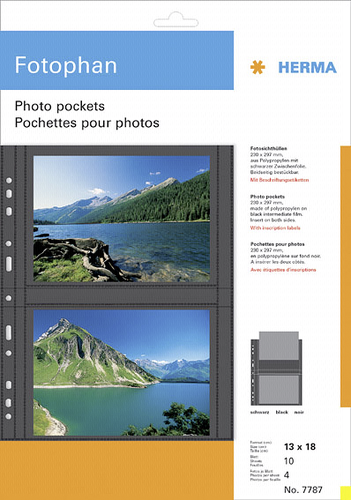 Herma fotophan 13x18 schwarz