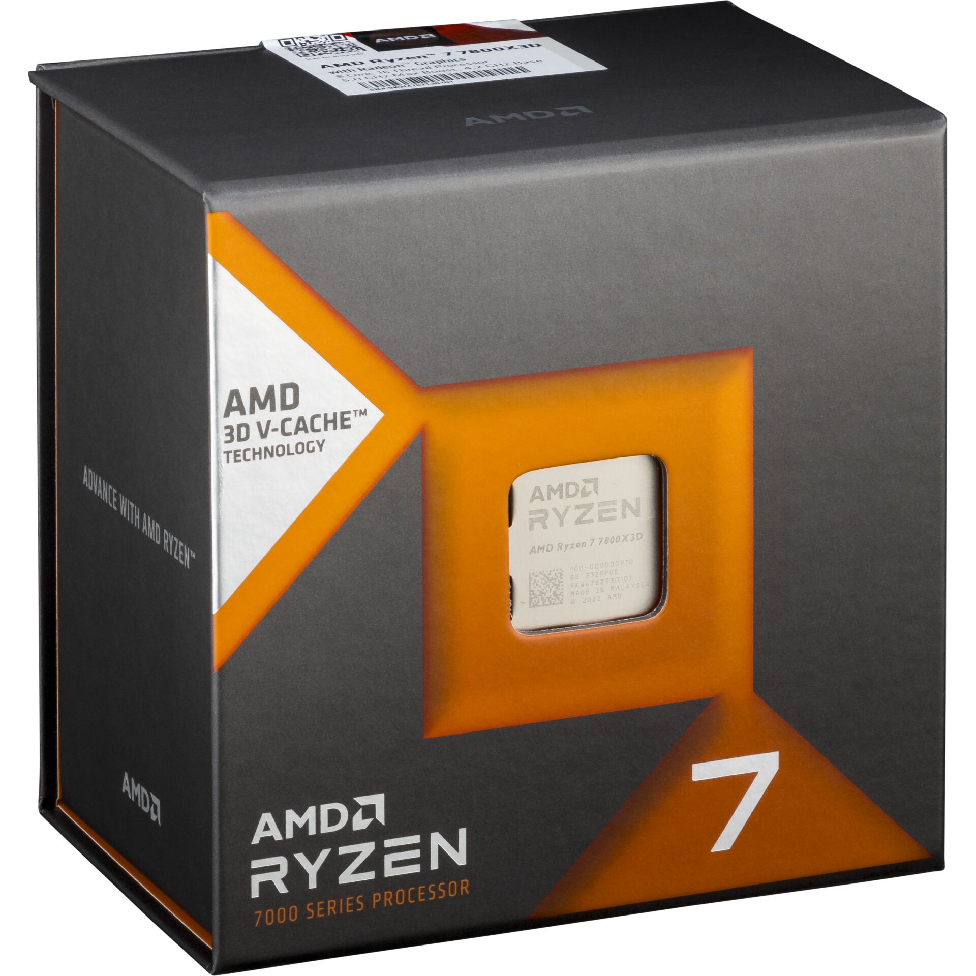 AMD Ryzen 7 7800X3D Box AM5 816909_00