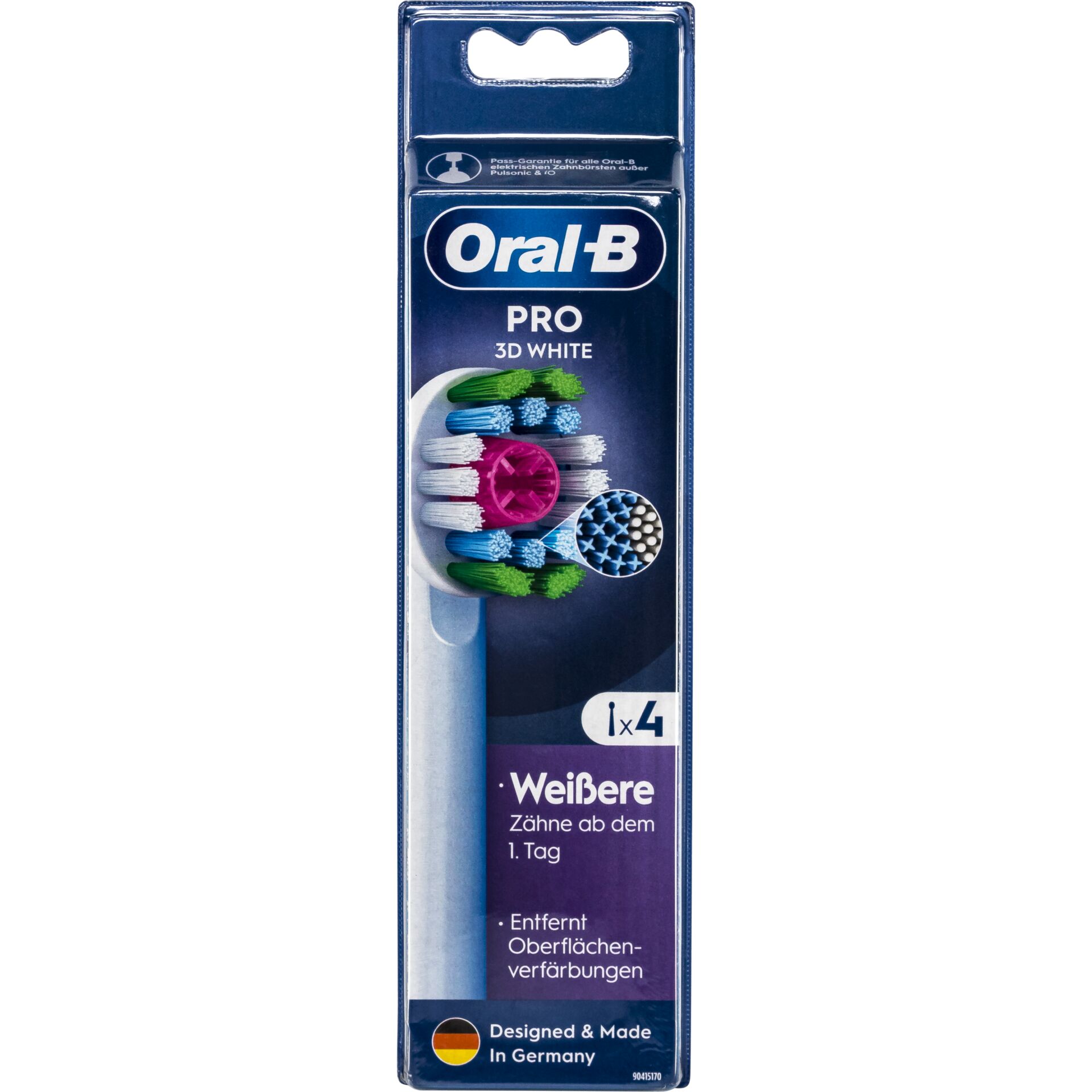 Oral-B Aufsteckbürsten Pro 3D White 4er 807816_00 Oral-B Aufsteckbürsten Pro 3D White 4er 807816_00