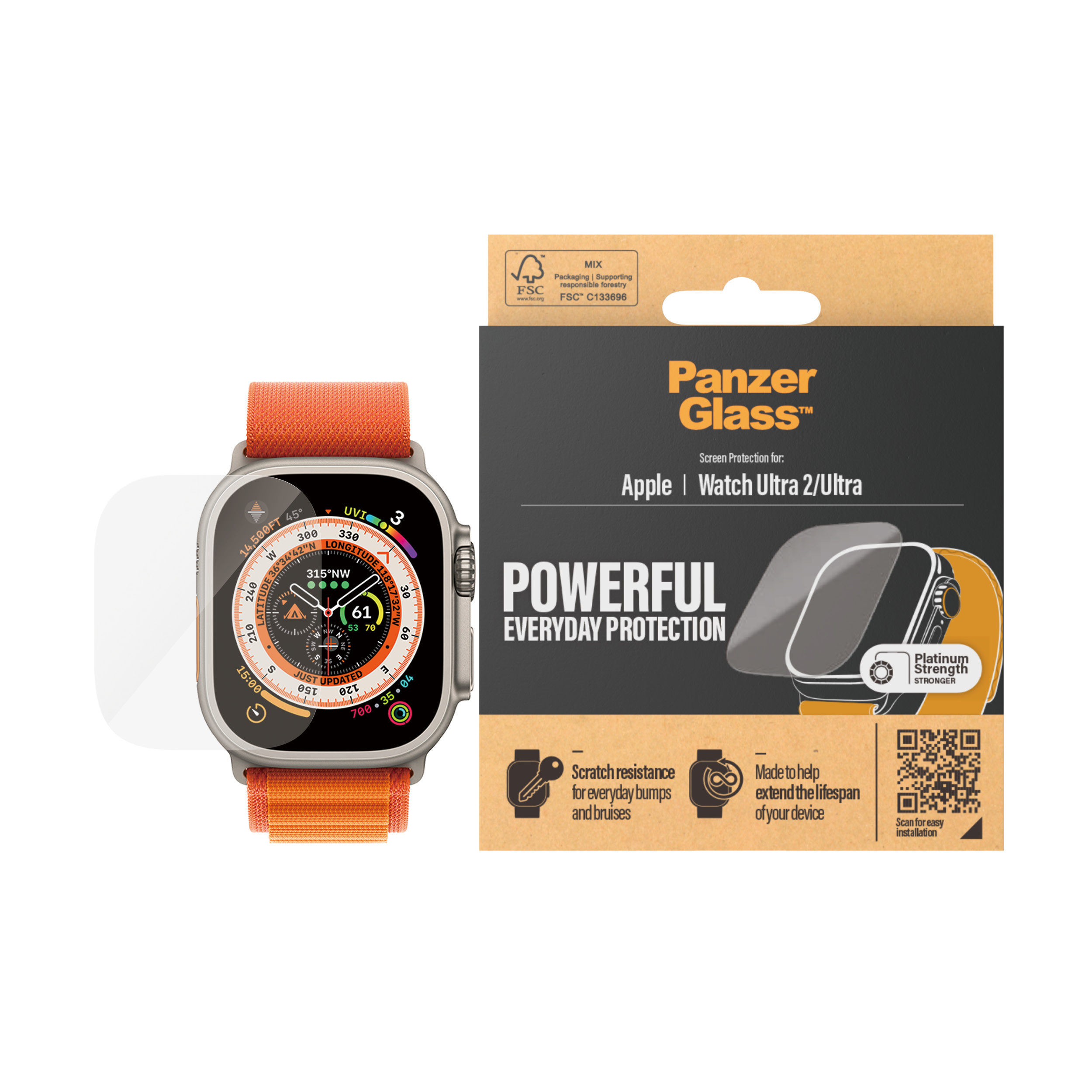 PanzerGlass? Screen Protector Apple Watch Ultra 49 mm b747973cec8ed5f47ce9e2c2b0f3e53081ca72df