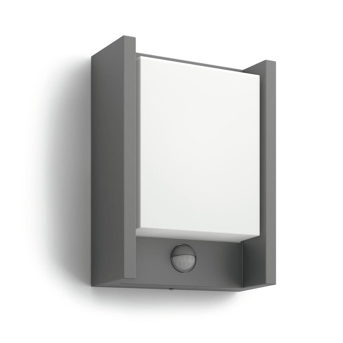 Philips myGarden IR LED Wandleu Arbour 600lm Bewegmeld Anthraz