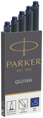 1x5 Parker Tintenpatrone Quink