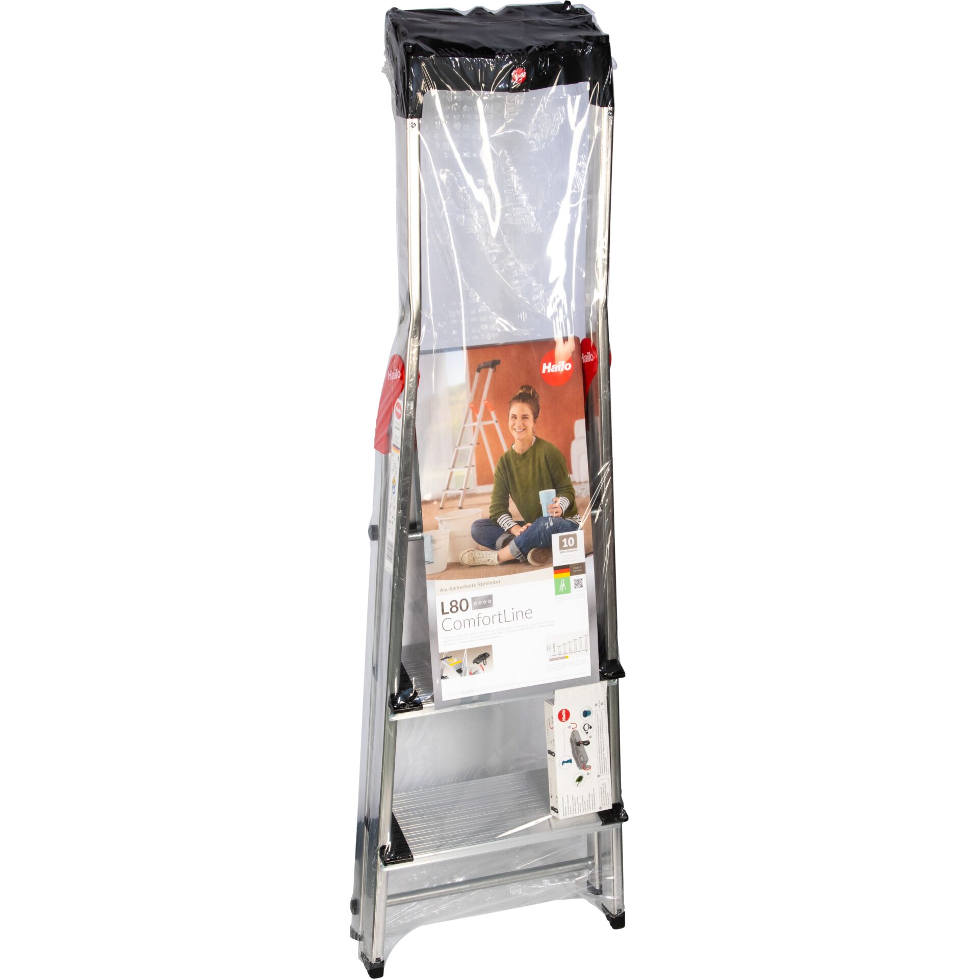 Hailo L80 ComfortLine 3 Stufen Stehleiter 245088_10