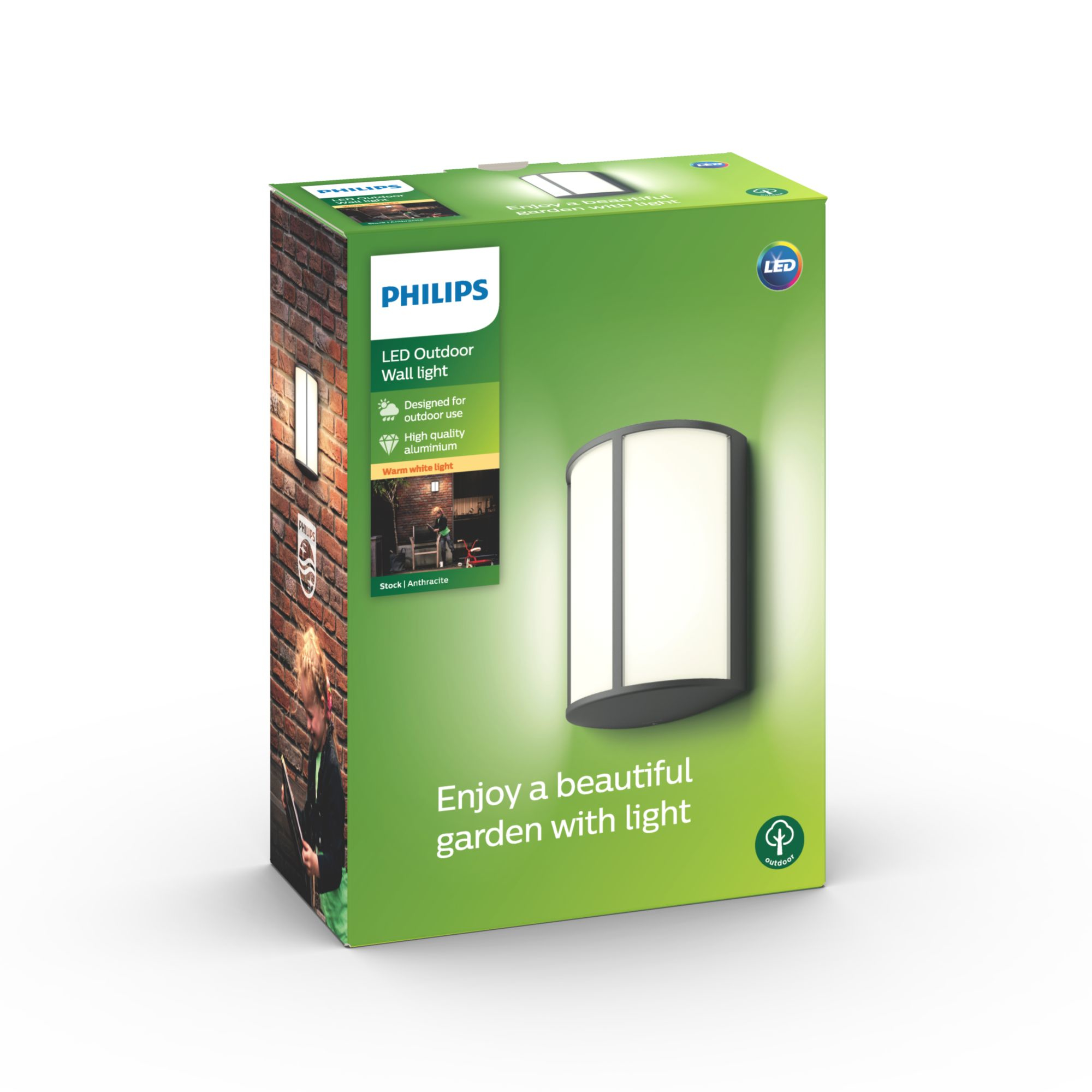 Philips myGarden LED Wandleuchte Stock 600lm, Anthrazit 31092979_7561768814