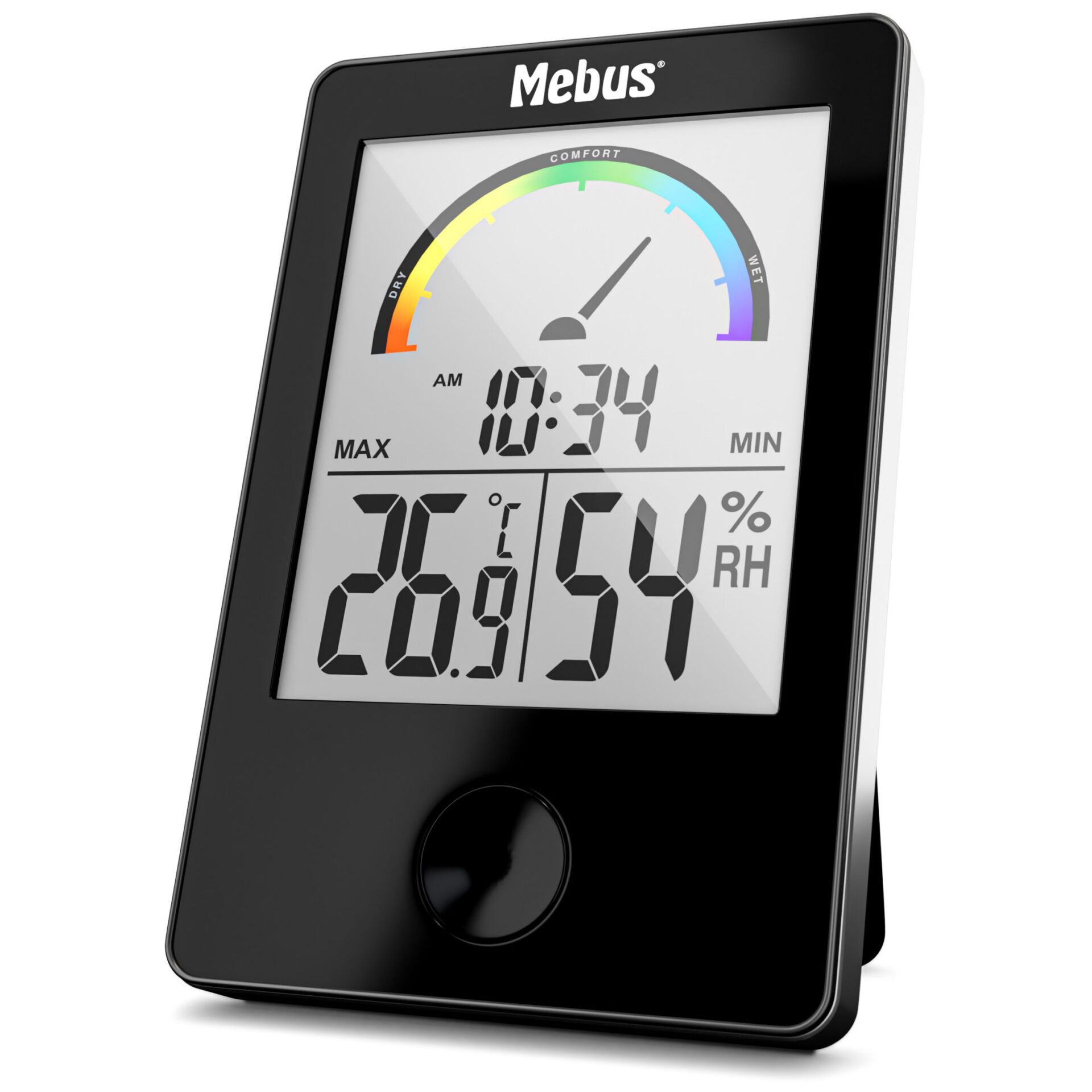 786851_00 Mebus 40929 Thermo-Hygrometer        schwarz