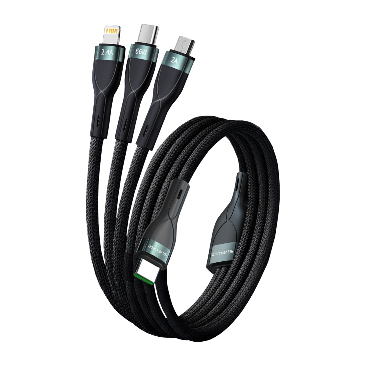 4smarts USB-C PremiumCord Multi 60W 1,5m schwarz