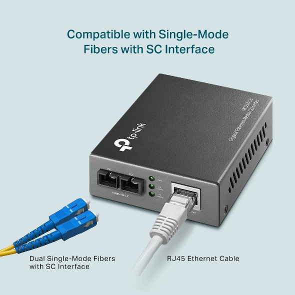 TP-LINK Gigabit-Ethernet-Medienkonverter(SC, Singlemode) – Ansicht 6