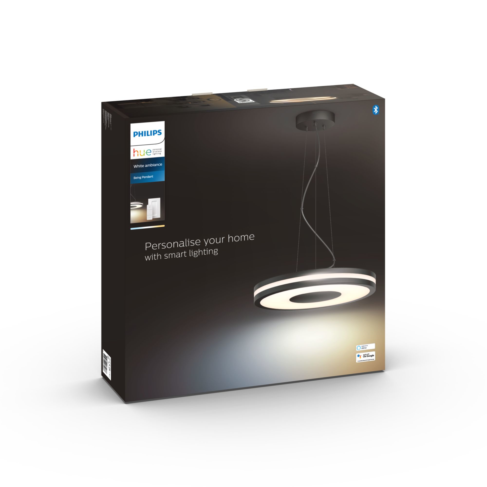 Philips Hue White Amb. Being Pendelleuchte schwarz 3000lm DS 92657200_2627698536