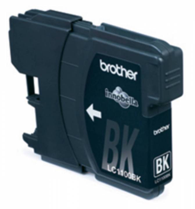 Brother Tintenpatrone LC-1100BK Schwarz (ca. 450 Seiten)