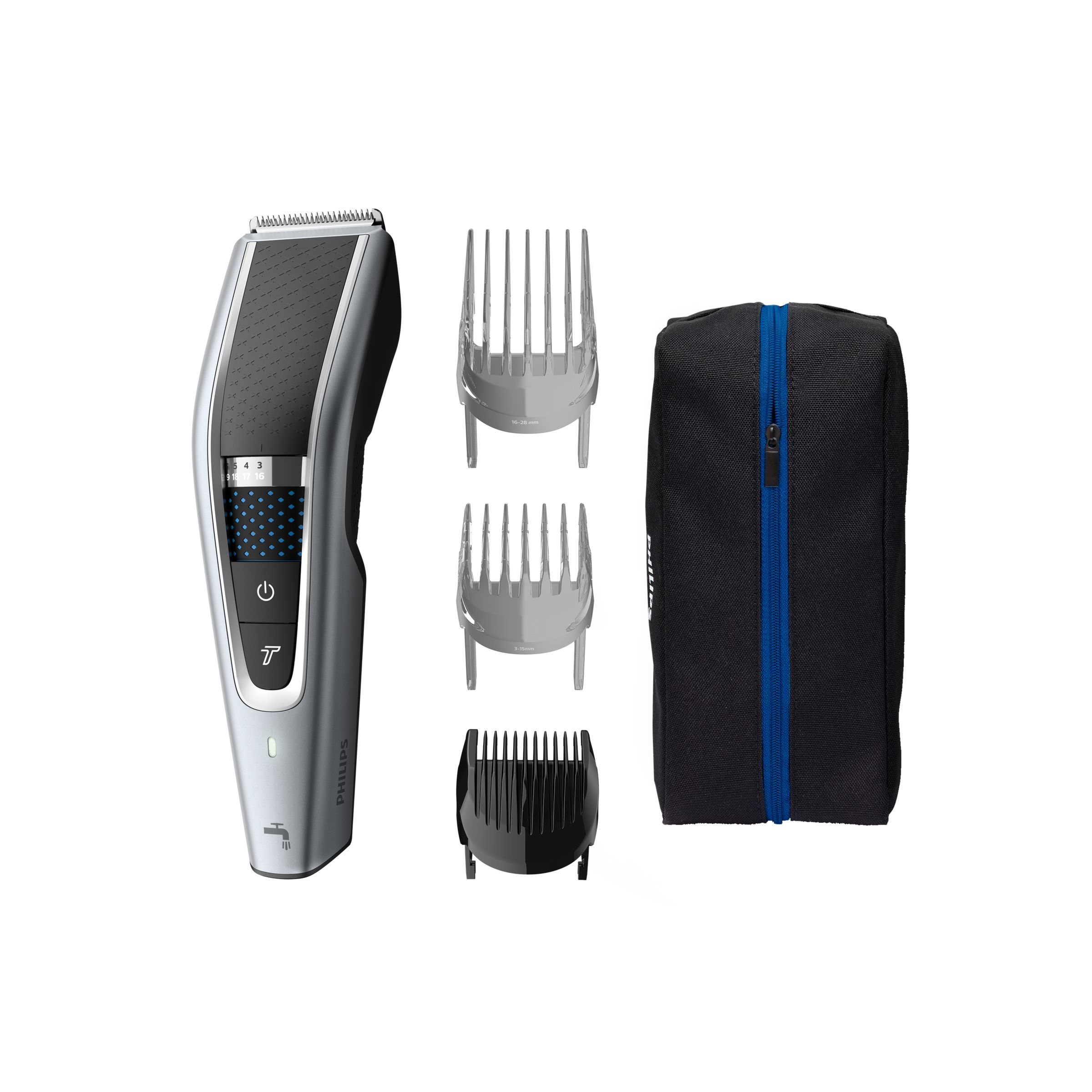 Philips 5000 series Abwaschbarer Haarschneider mit Trim-n-Flow-PRO-Technologie