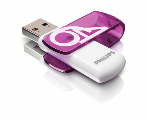 Philips USB 2.0             64GB Vivid Edition Purple