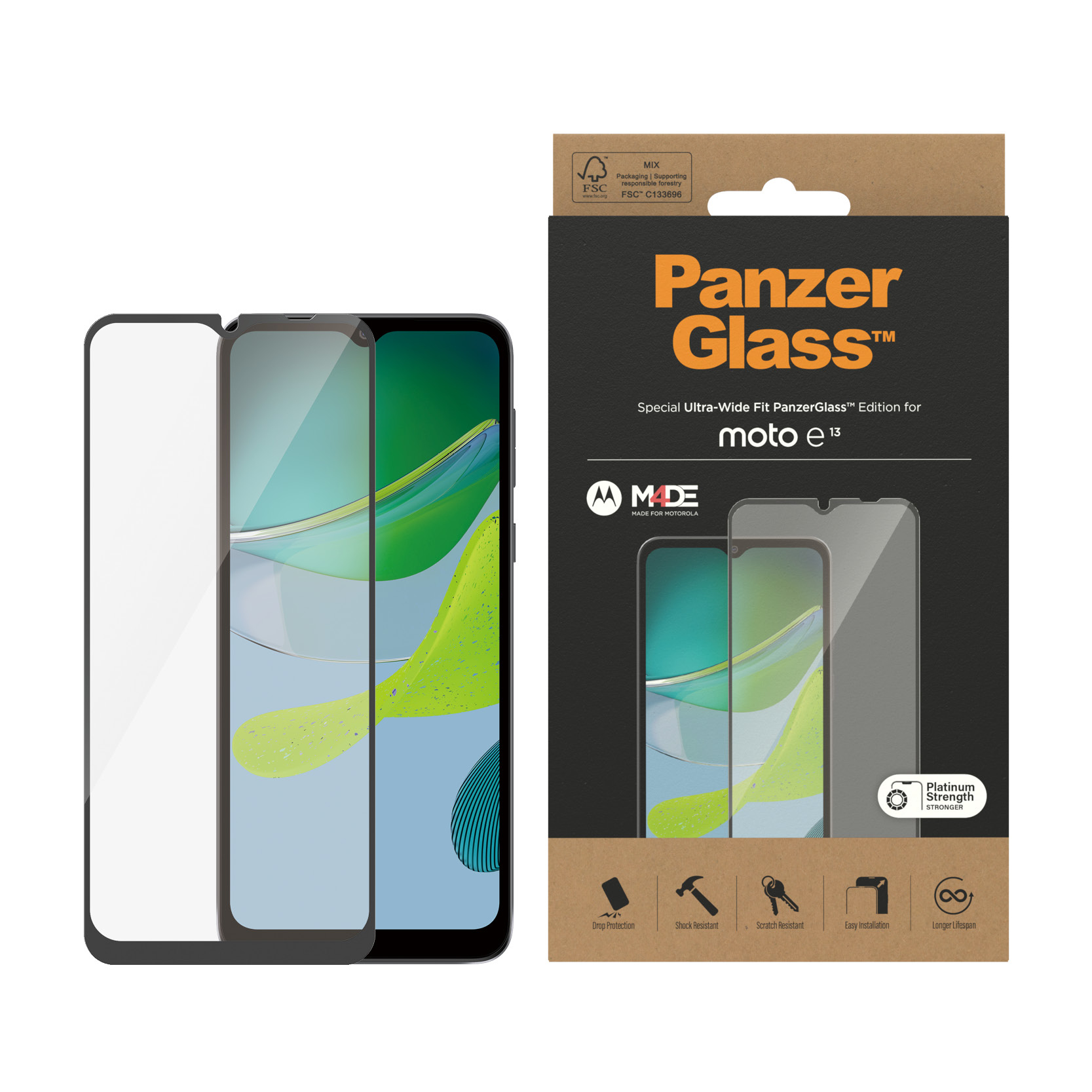 PanzerGlass Screen Protector Motorola moto e13 | UWF 108762848_6788698938