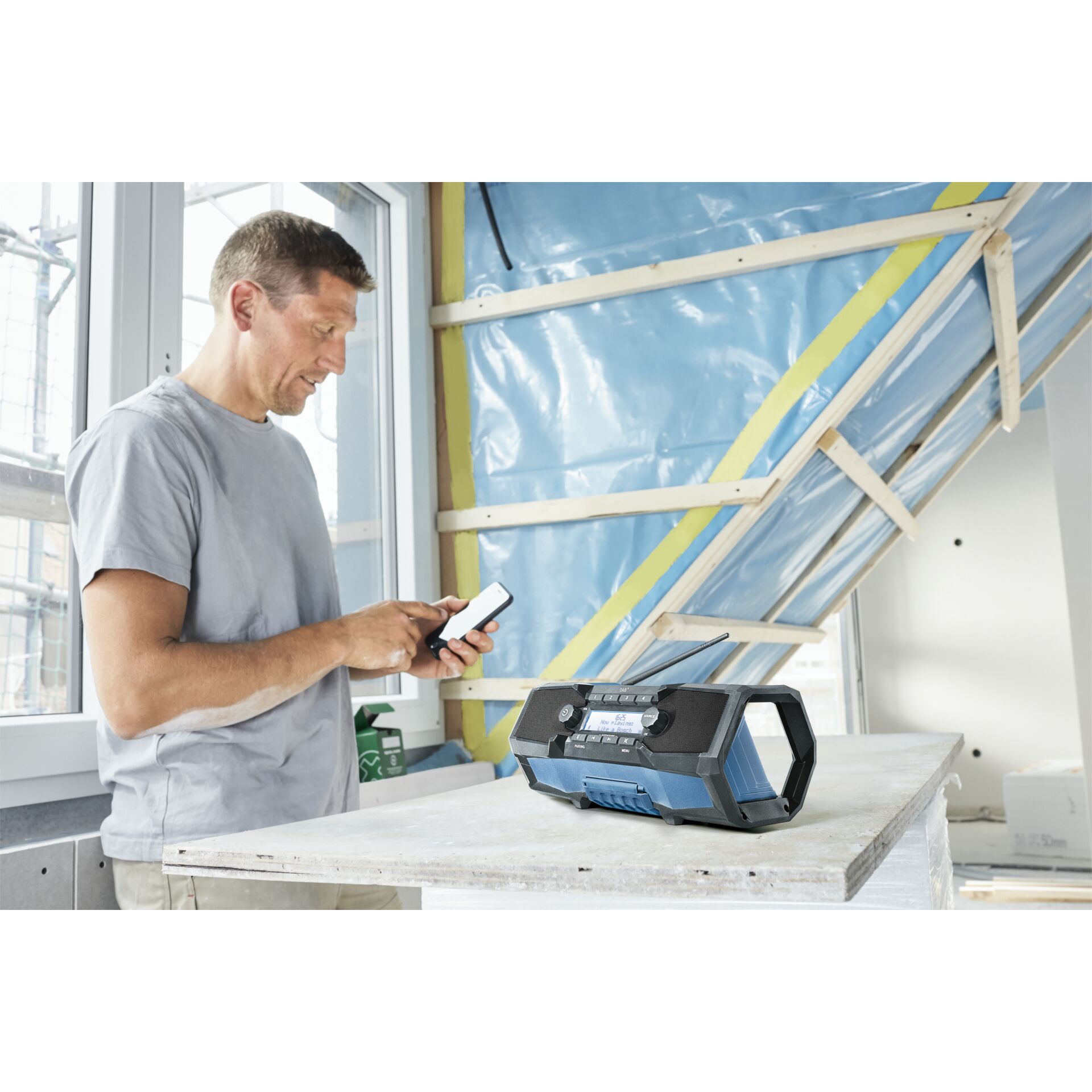 Bosch GPB 18V-2 SC Professional Akku-Baustellenradio