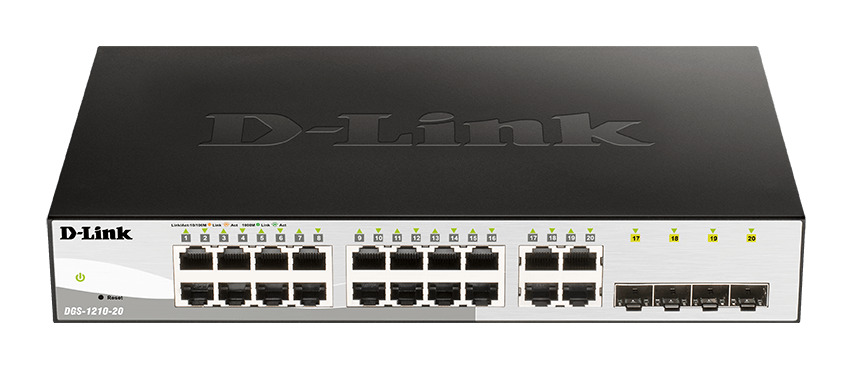 100000023057H D-Link DGS-1210-20 20-Port Layer2 Smart Managed Gigabit Switch