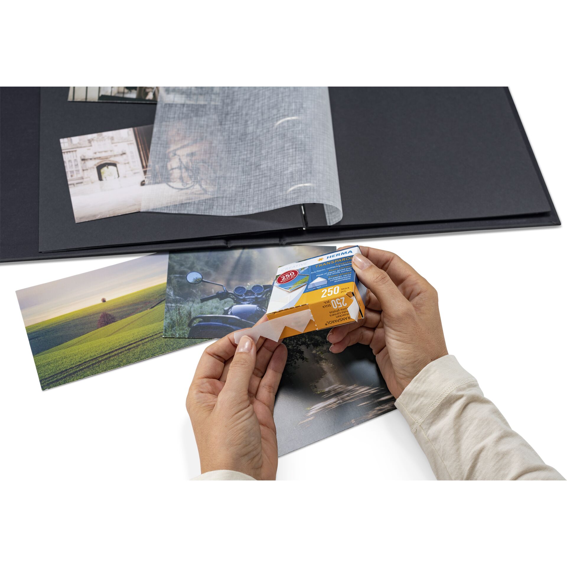 Herma Fotoecken 250 Stück Spendepackung               1380 103655_02