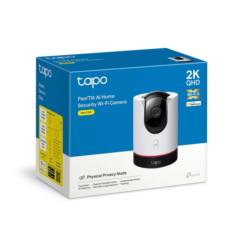 tapo C225 WLAN Kamera 2K QHD smarte Sicherheitskamera mit KI