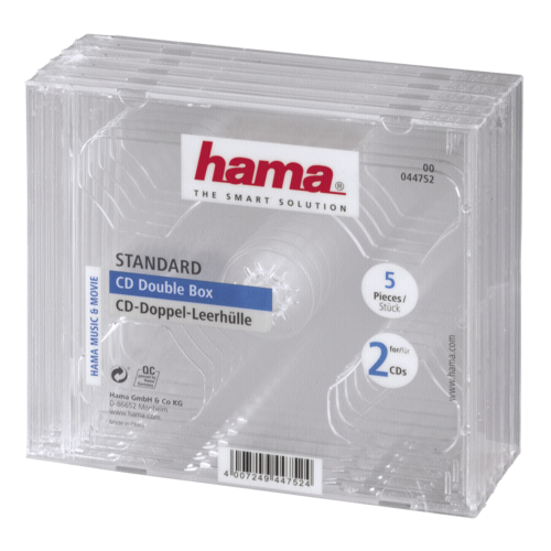 Hama CD-Double-Box 5er-Pack