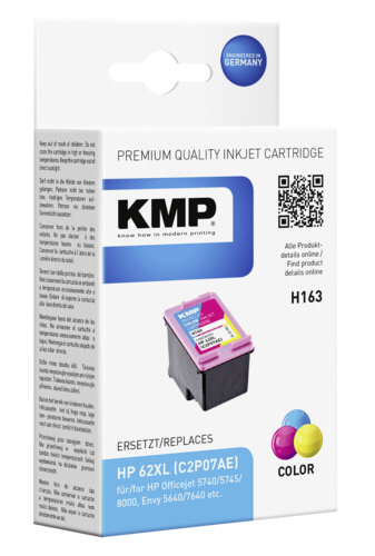 KMP H163 Tintenpatrone 3-farbig