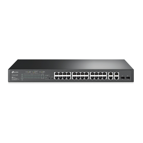 TP-Link TL-SL2428P 24-Port 10/100 + 4-Port Gigabit PoE+ Switch 1744956bddc596f6f99c757201b7aa32