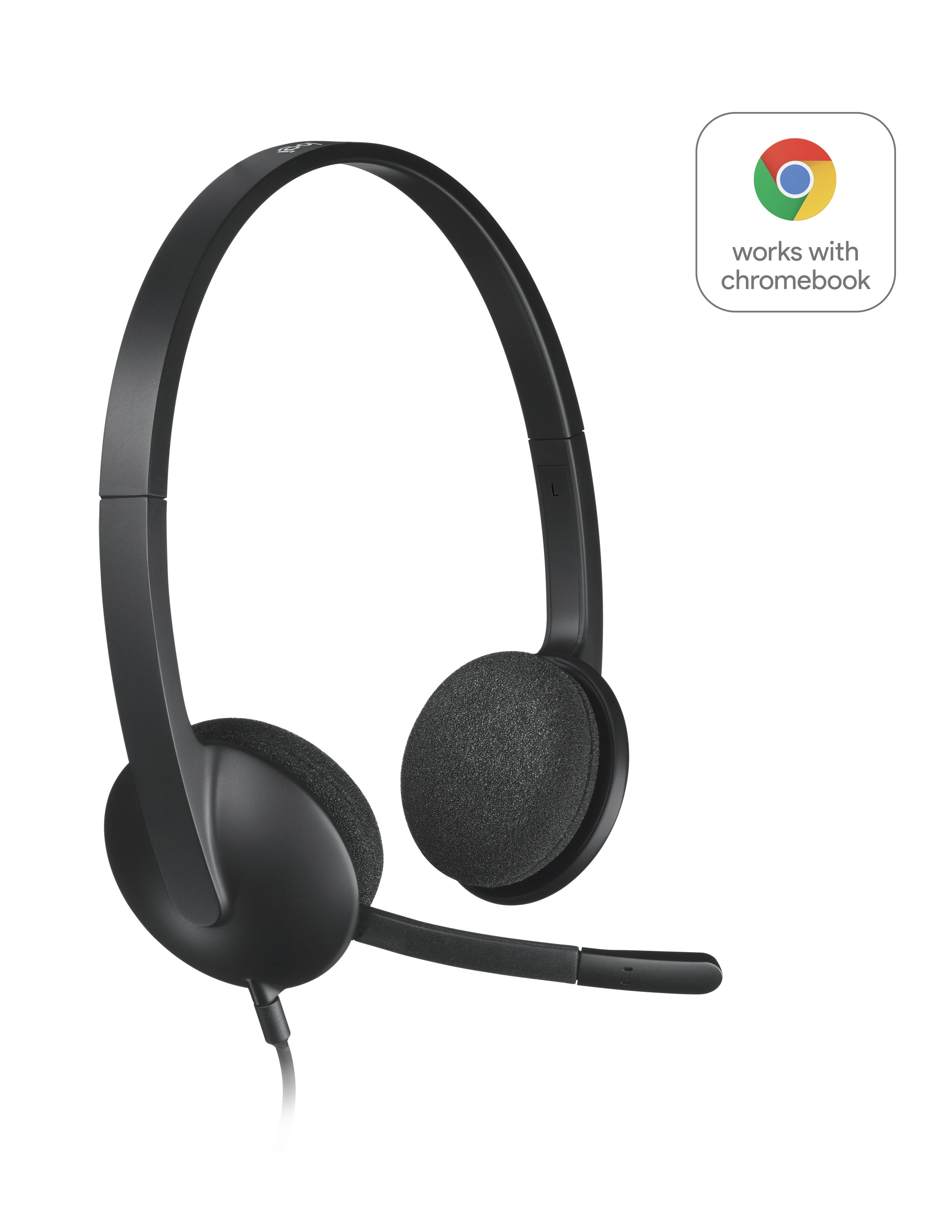 Logitech H340 USB Computer Headset Kopfhörer Verkabelt Kopfband Büro/Callcenter USB Typ-A Schwarz