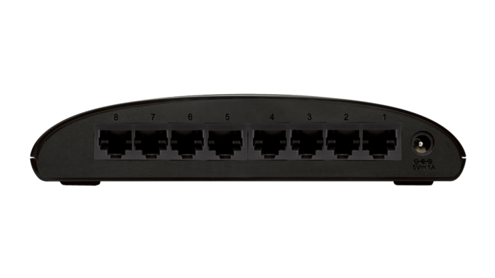 301718_5984 D-Link DES-1008D Unmanaged network switch Fast Ethernet (10/100) Schwarz