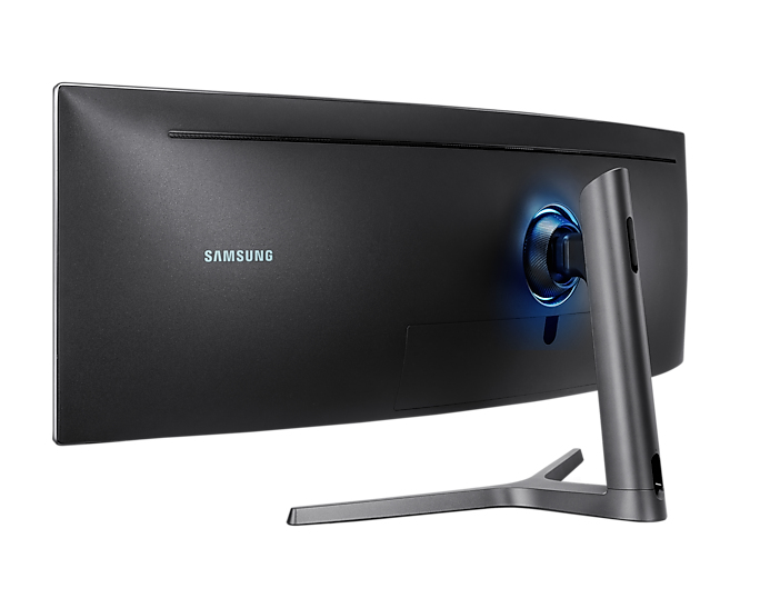 Samsung Odyssey C49RG94SSR 124,5 cm (49 Zoll) 5120 x 1440 Pixel UltraWide Dual Quad HD LED Blau, Grau