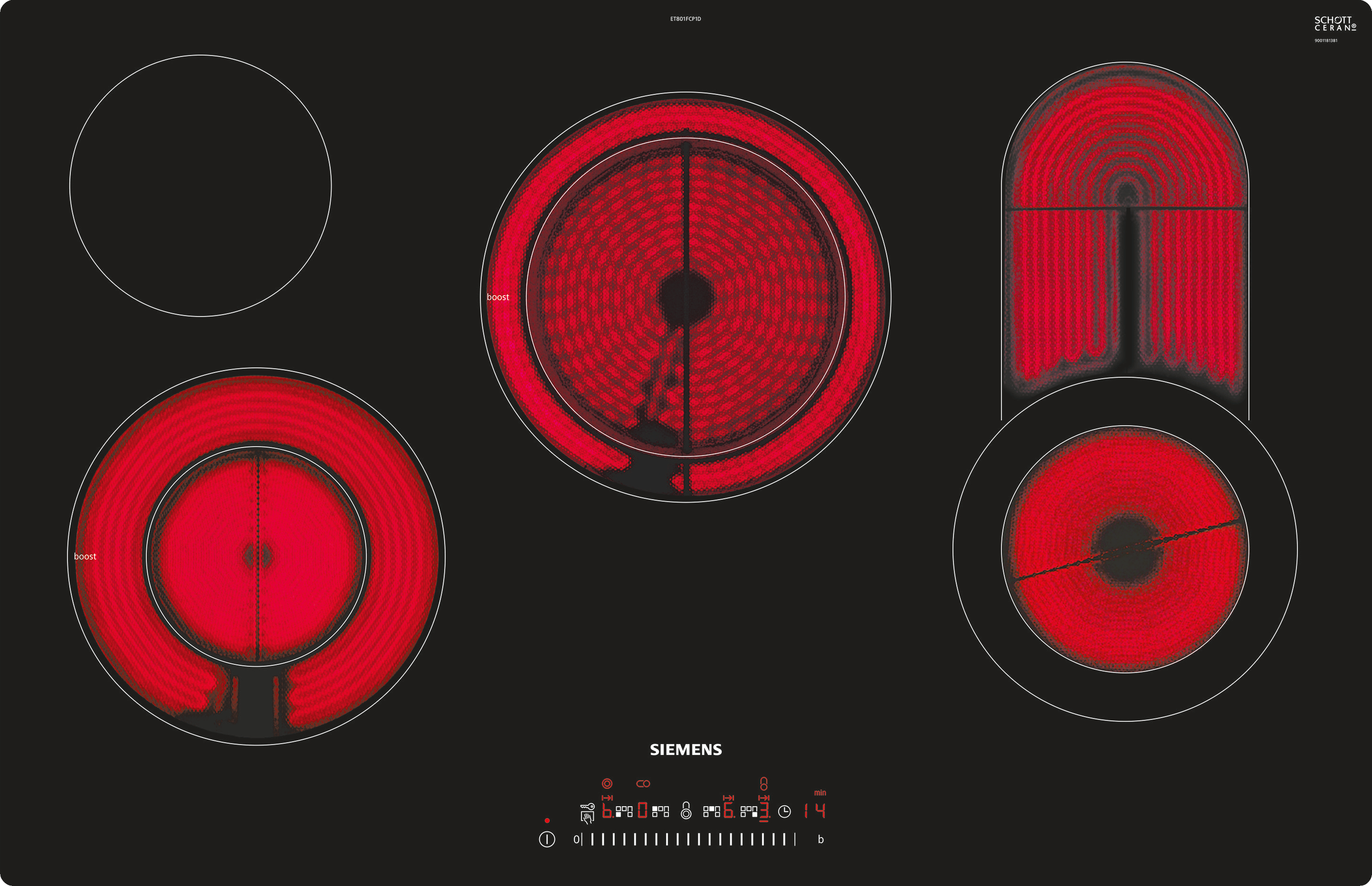 Siemens ET 801FCP1D Elektrokochfeld 33249290_7370491094