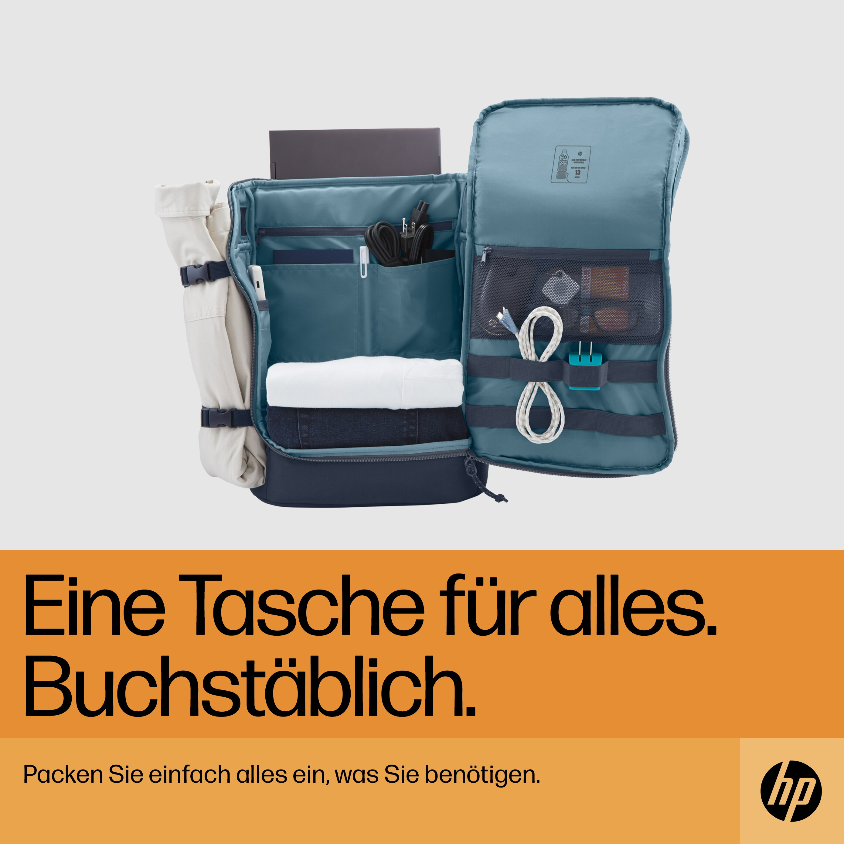 HP Travel 25 Liter 15,6 Zoll Laptop-Rucksack -Iron Grey- 101891209_1004188147