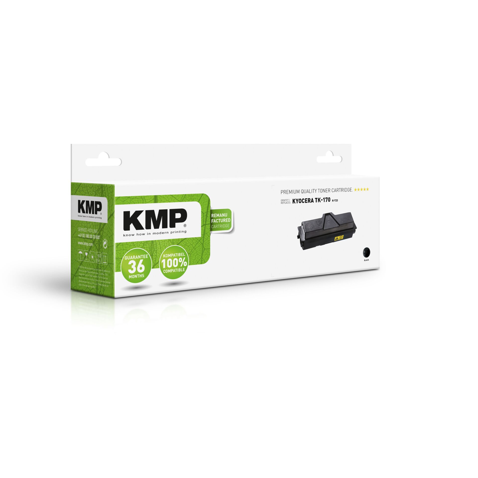 KMP K-T23 Toner schwarz kompatibel mit Kyocera TK-170 143474_01
