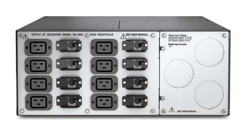 APC Service Bypass Panel Schwarz Netzteil
