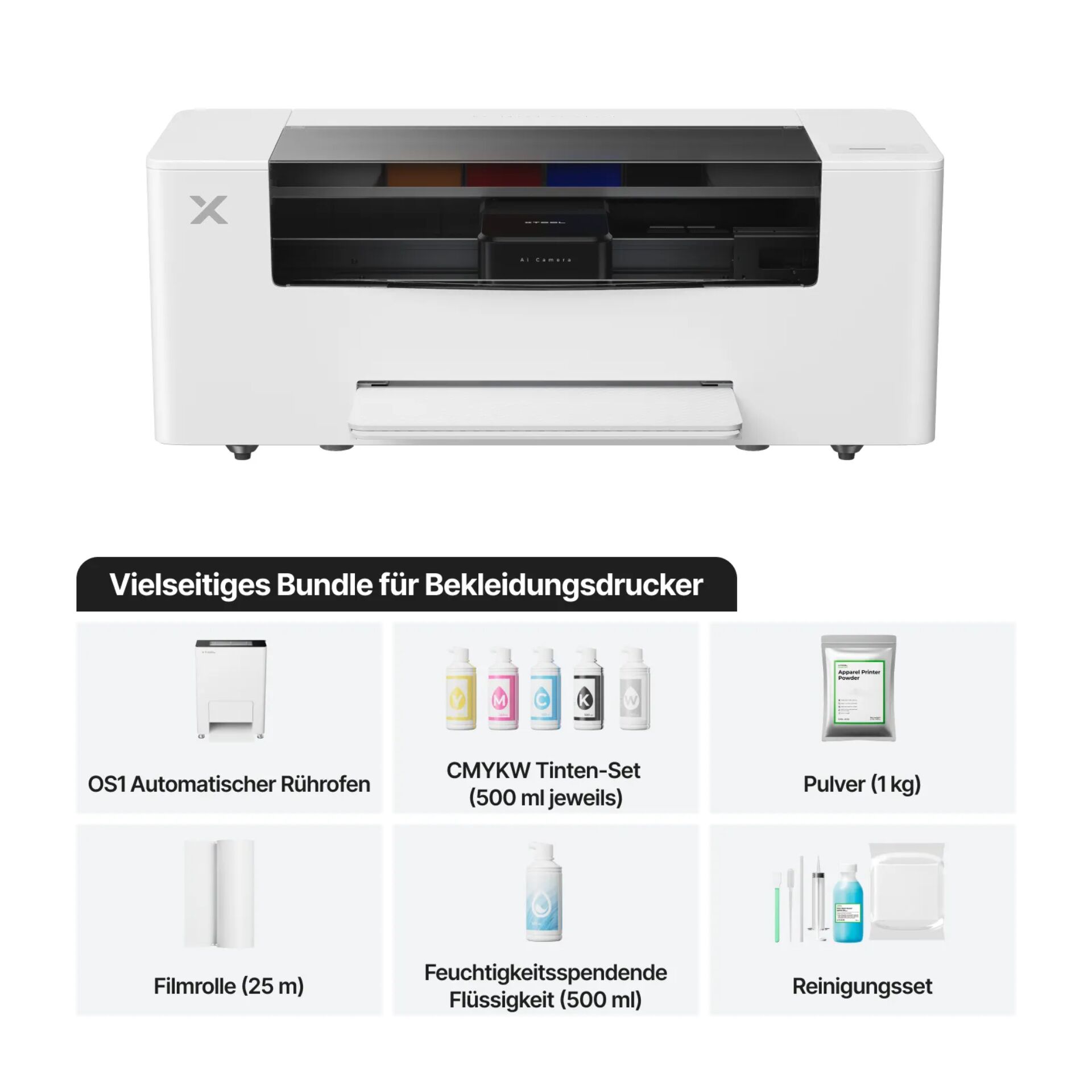 xTool Textildrucker Stoffdrucker inkl. Ofen - Ready2Use 220679_01