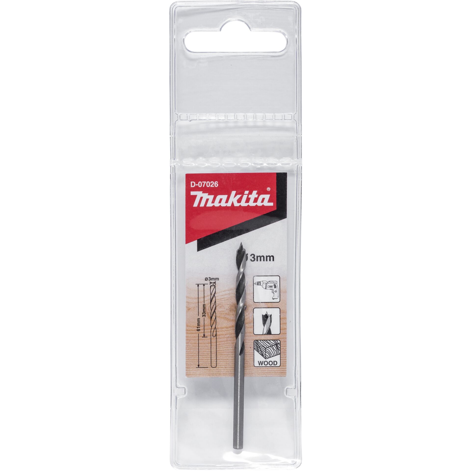 Makita D-07026 Holzbohrer 3x60mm 806381_01